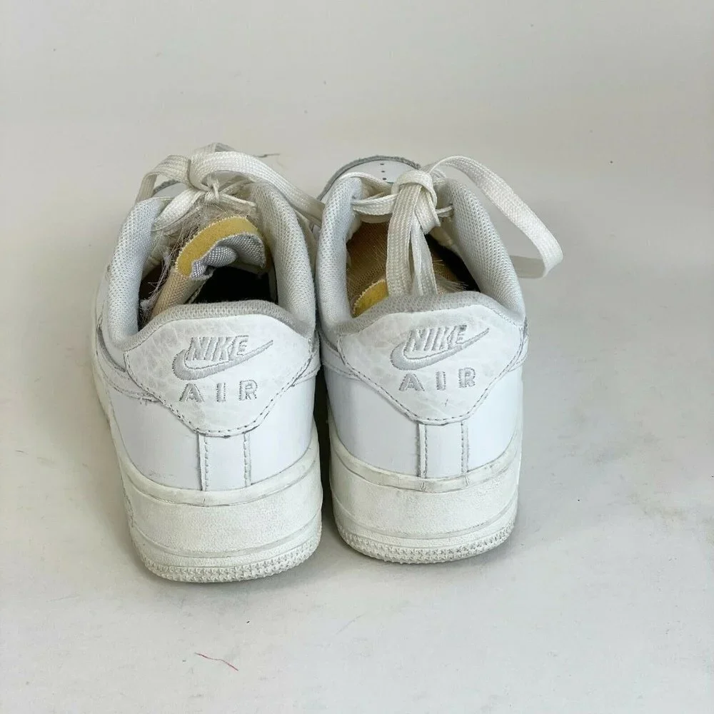 Nike Womens Air Force 1´07 LX Bling CZ8101-100 Sneakers‎ White Size 5.5 Leather
